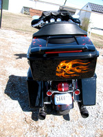 Anthony Weaver's 2001 H-D Classic tour pack back
