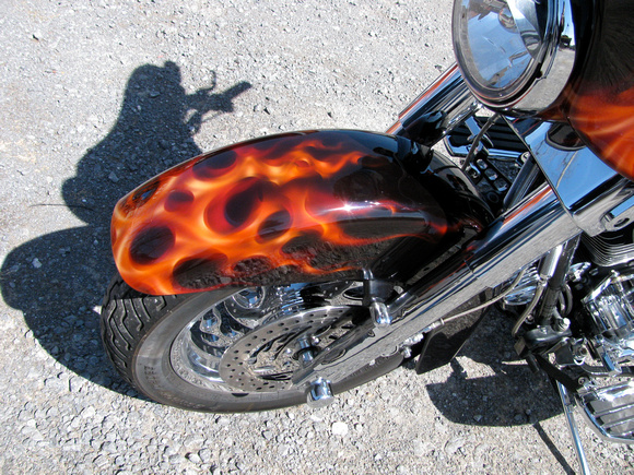 Anthony Weaver's 2001 H-D Classic front fender