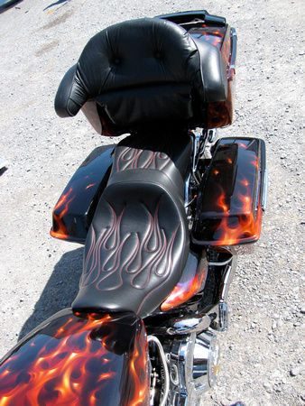 Anthony Weaver's 2001 H-D Classic top back
