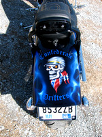 Travis Weaver's 2001 Harley Night Train rear fender